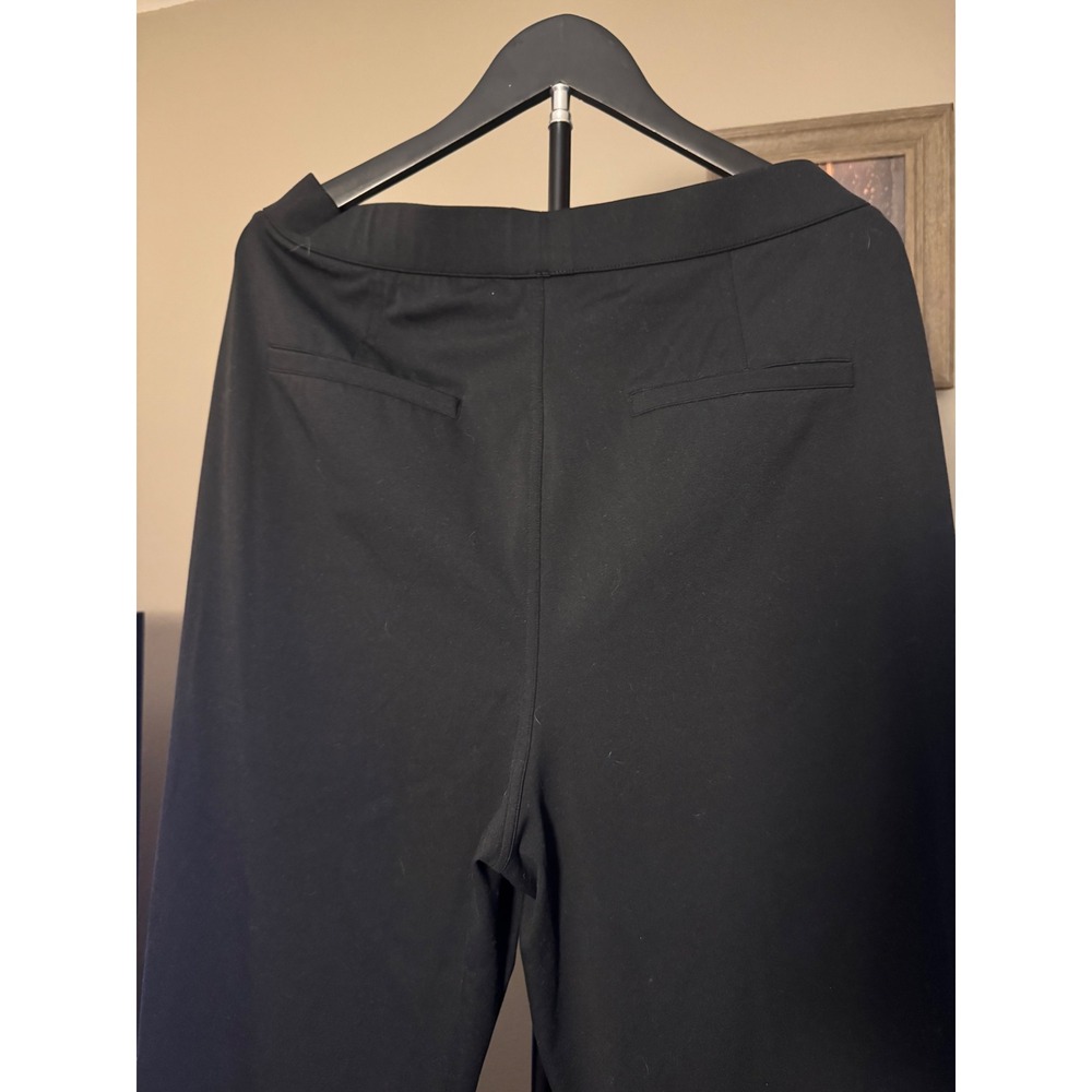 Halara High Waisted Pleated Tapered Dress Pants Black Petite XL 1117245 - Picture 5 of 6